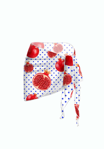 Red Pomegranate Y2K Print Bikini Set Cherrykitten