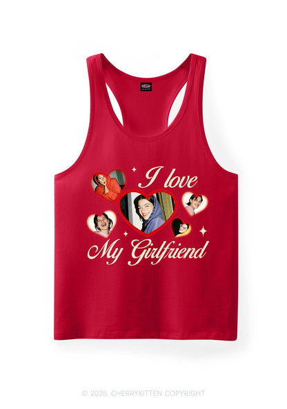 Custom Boyfriend Photos Y2K Men Racerback Tank Top Cherrykitten