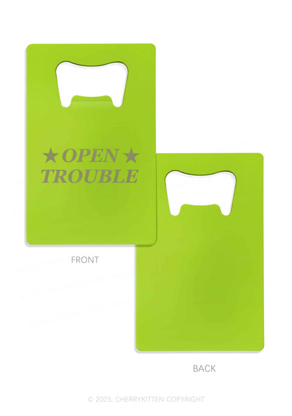 Open Trouble Y2K Credit Card Bottle Openers Cherrykitten