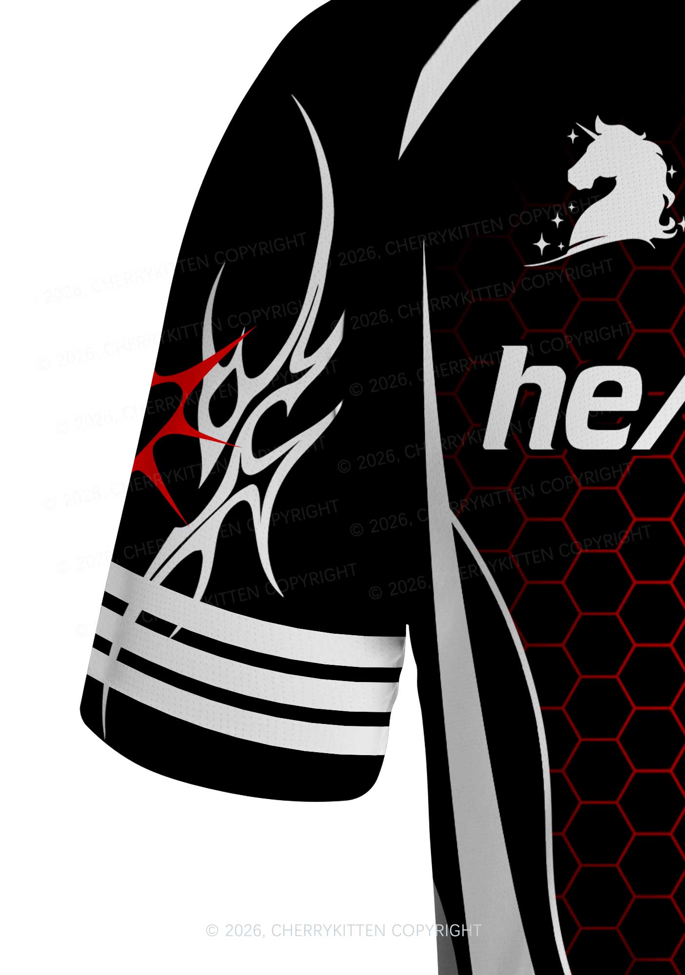 Black He Him Hole Pride Y2K Football Jersey Shirts Cherrykitten