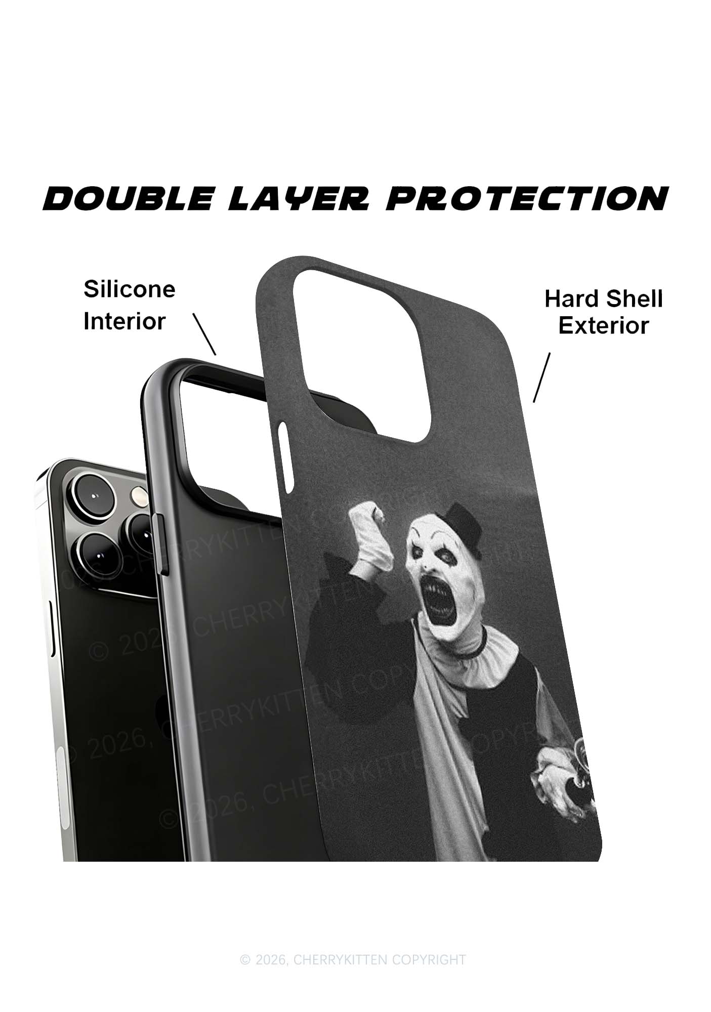 Halloween Horror Clown Y2K Phone Case Cherrykitten