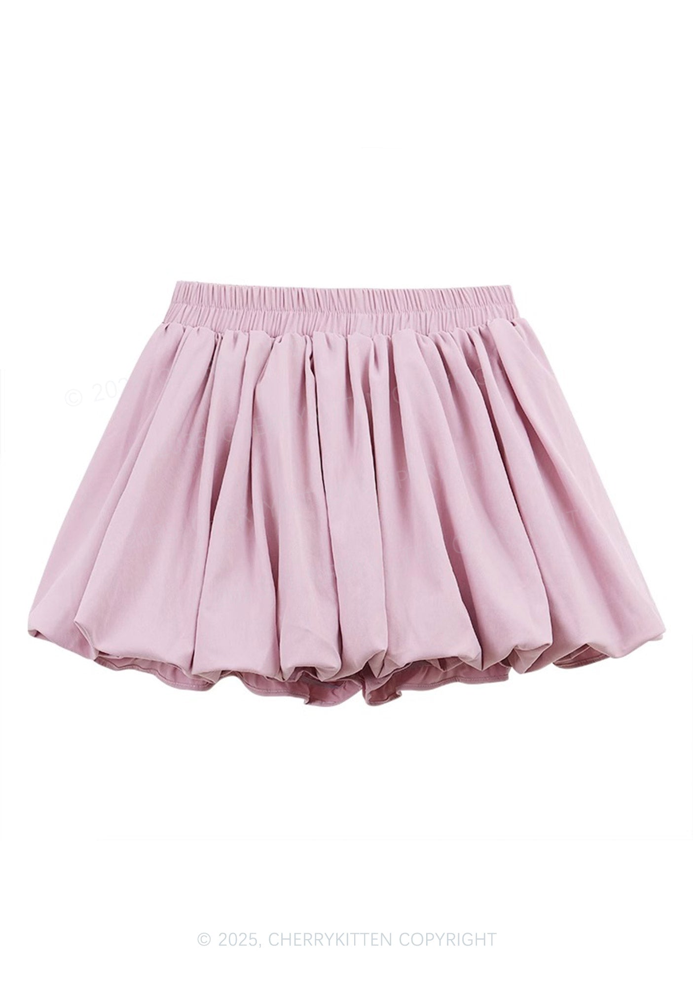 Y2K Pleated Puffy Mini Skirt Cherrykitten