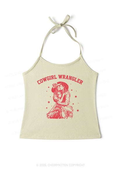 Cowgirl Wrangler Pride Y2K Halter Neck Cami Cherrykitten