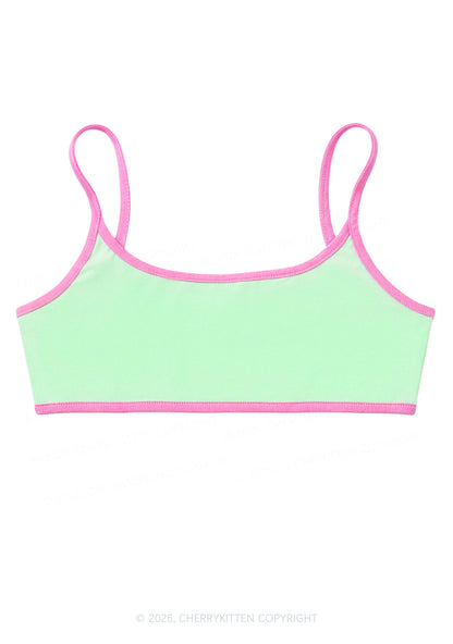 Plain Y2K Super Crop Cami Cherrykitten