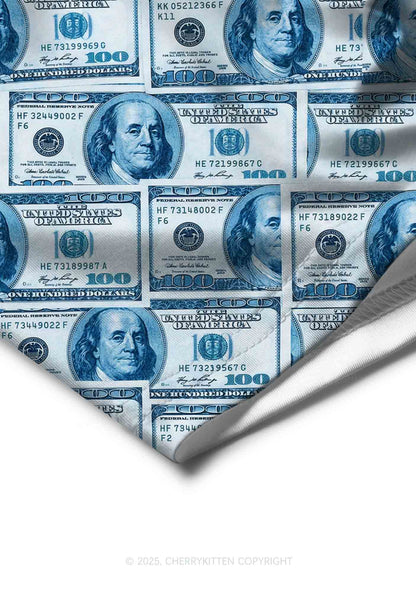 Blue Dollars Y2K Print Men Boxer Briefs Cherrykitten