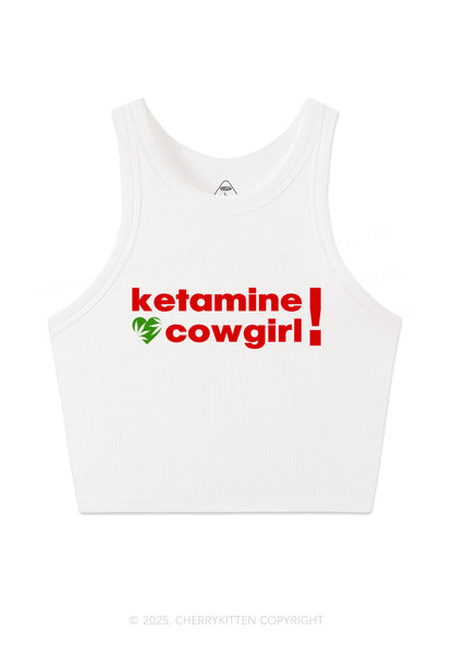 K Cowgirl Y2K Crop Tank Top Cherrykitten