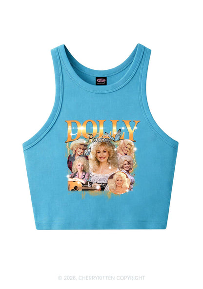 DP Vintage Portrait Y2K Crop Tank Top Cherrykitten