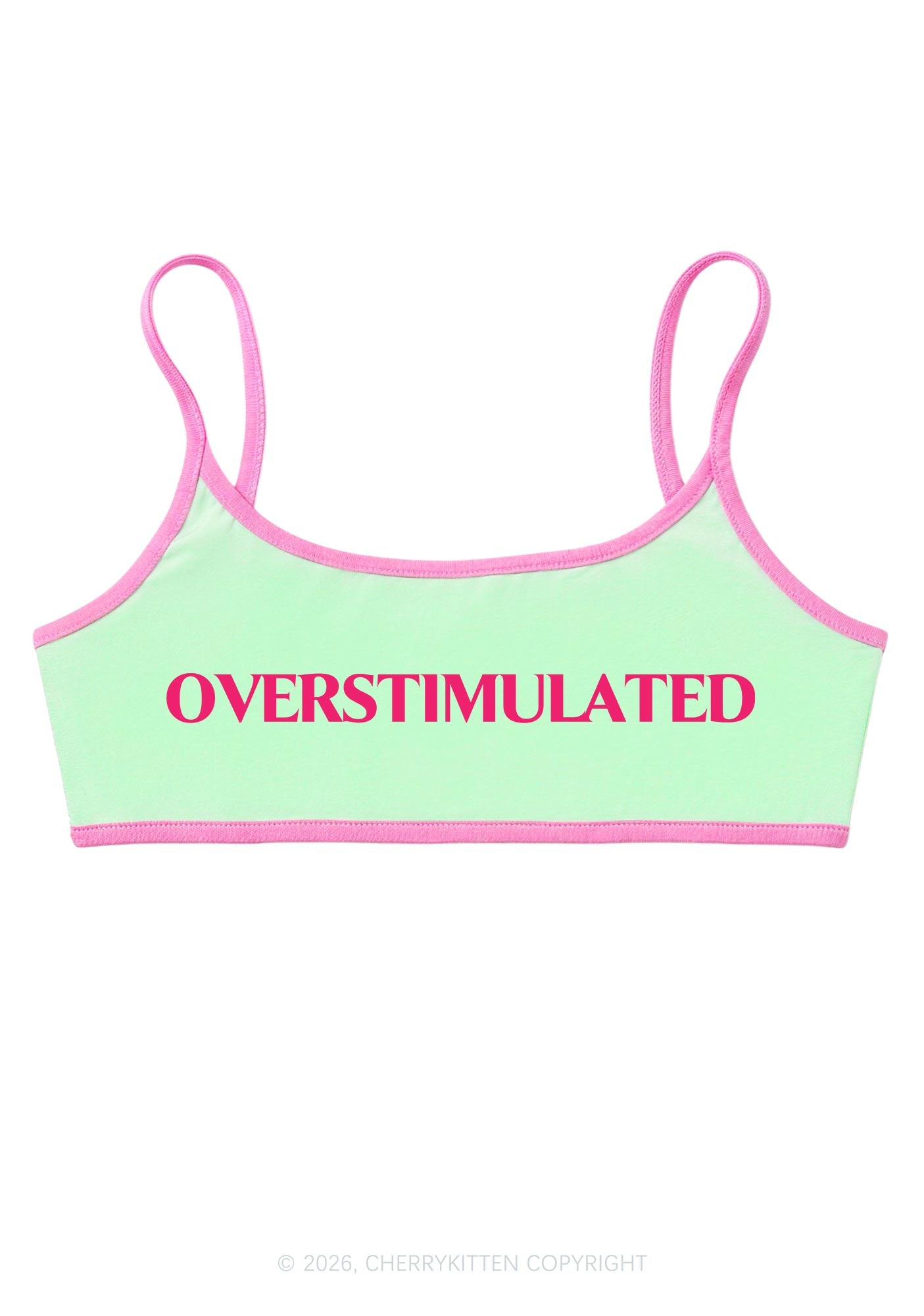 Overstimulated Y2K Super Crop Cami Cherrykitten