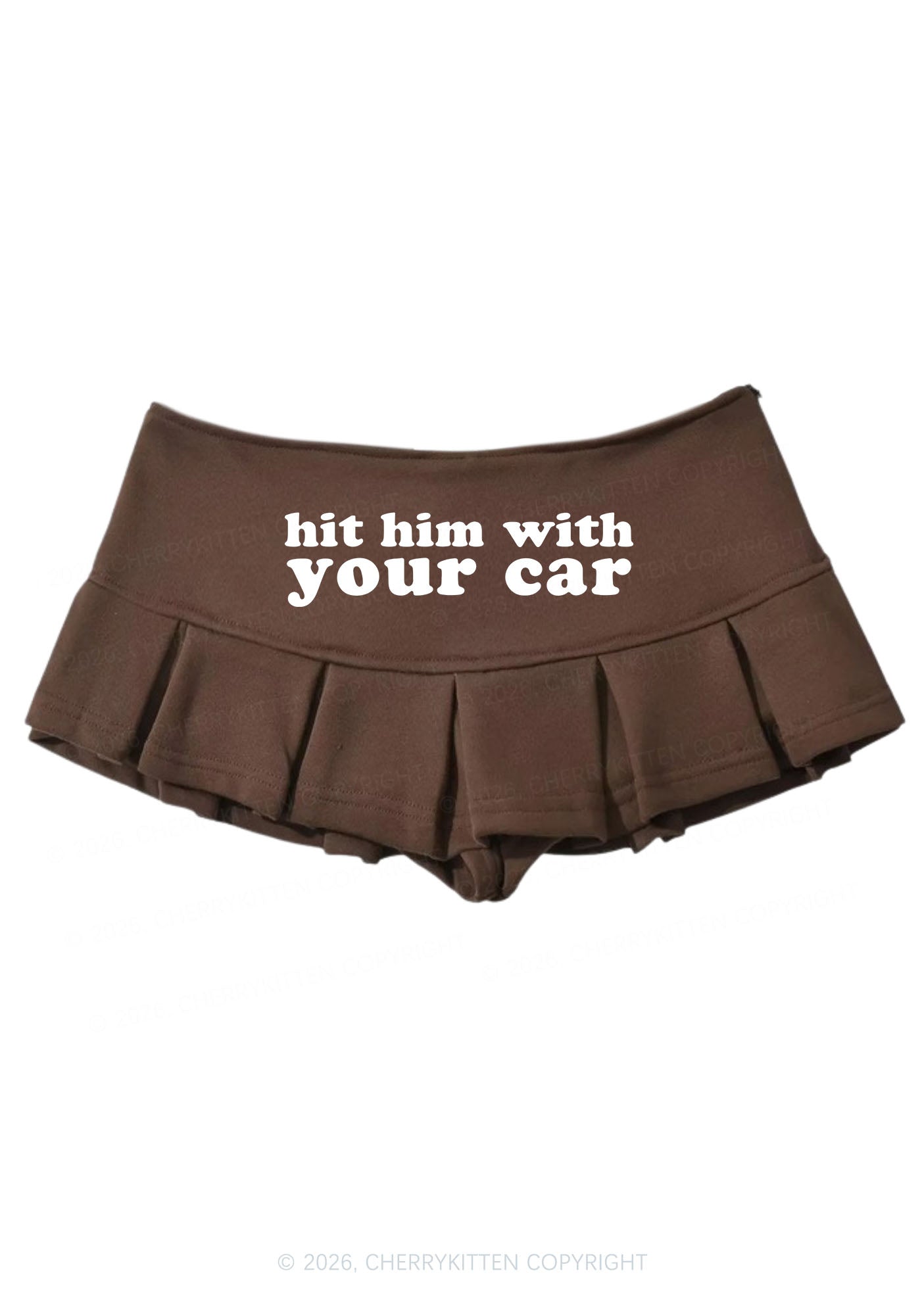 Hit Him Y2K Mini Pleated Skirts Cherrykitten