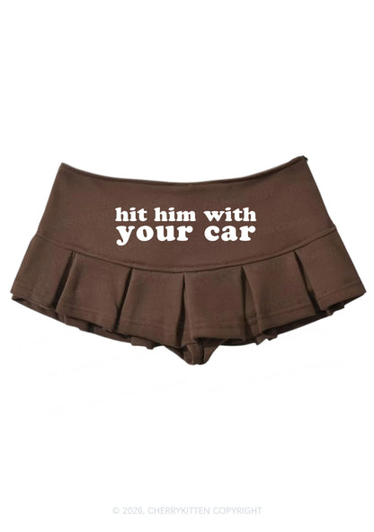 Hit Him Y2K Mini Pleated Skirts Cherrykitten