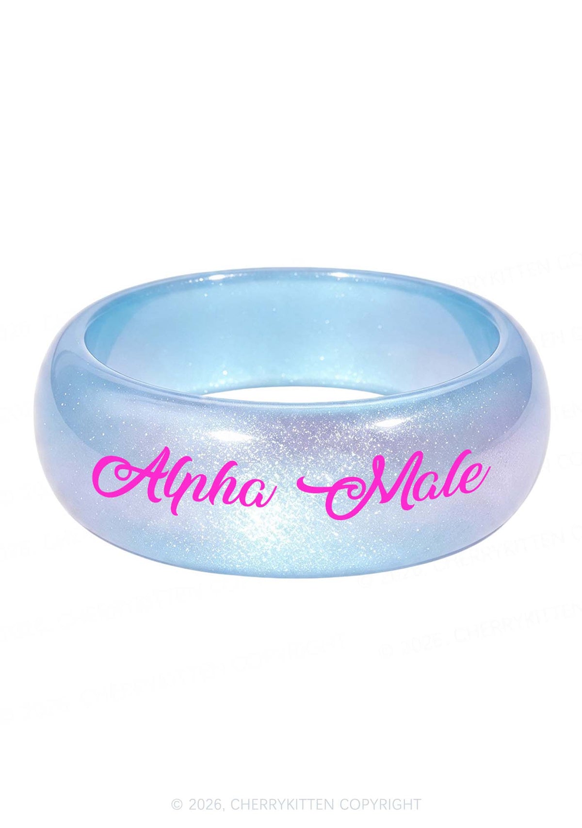 Alpha Male Y2K Cuff Bangle Cherrykitten
