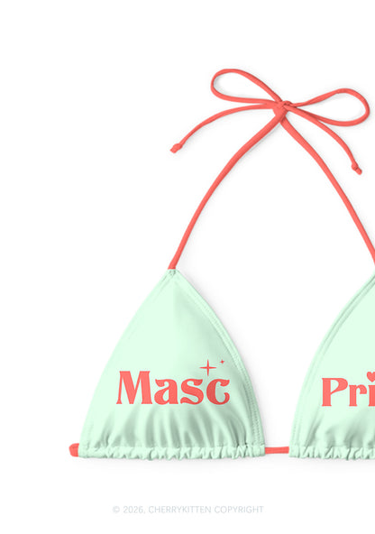 Masc Princess Pride Y2K Print Bikini Set Cherrykitten