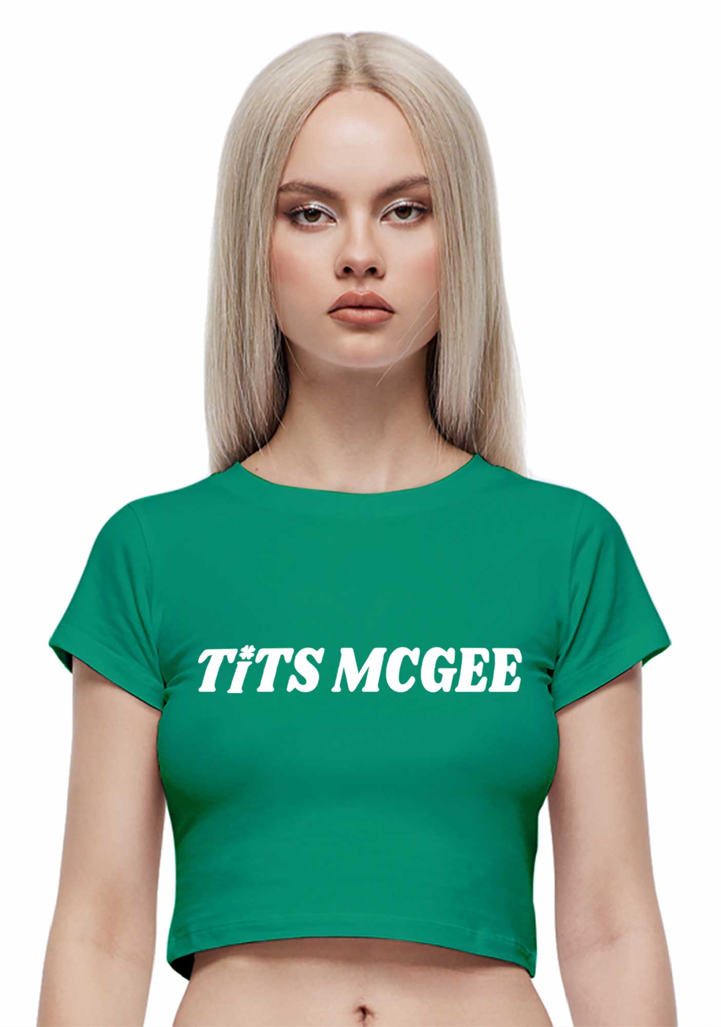 Txts Mcgee St Patricks Y2K Baby Tee Cherrykitten