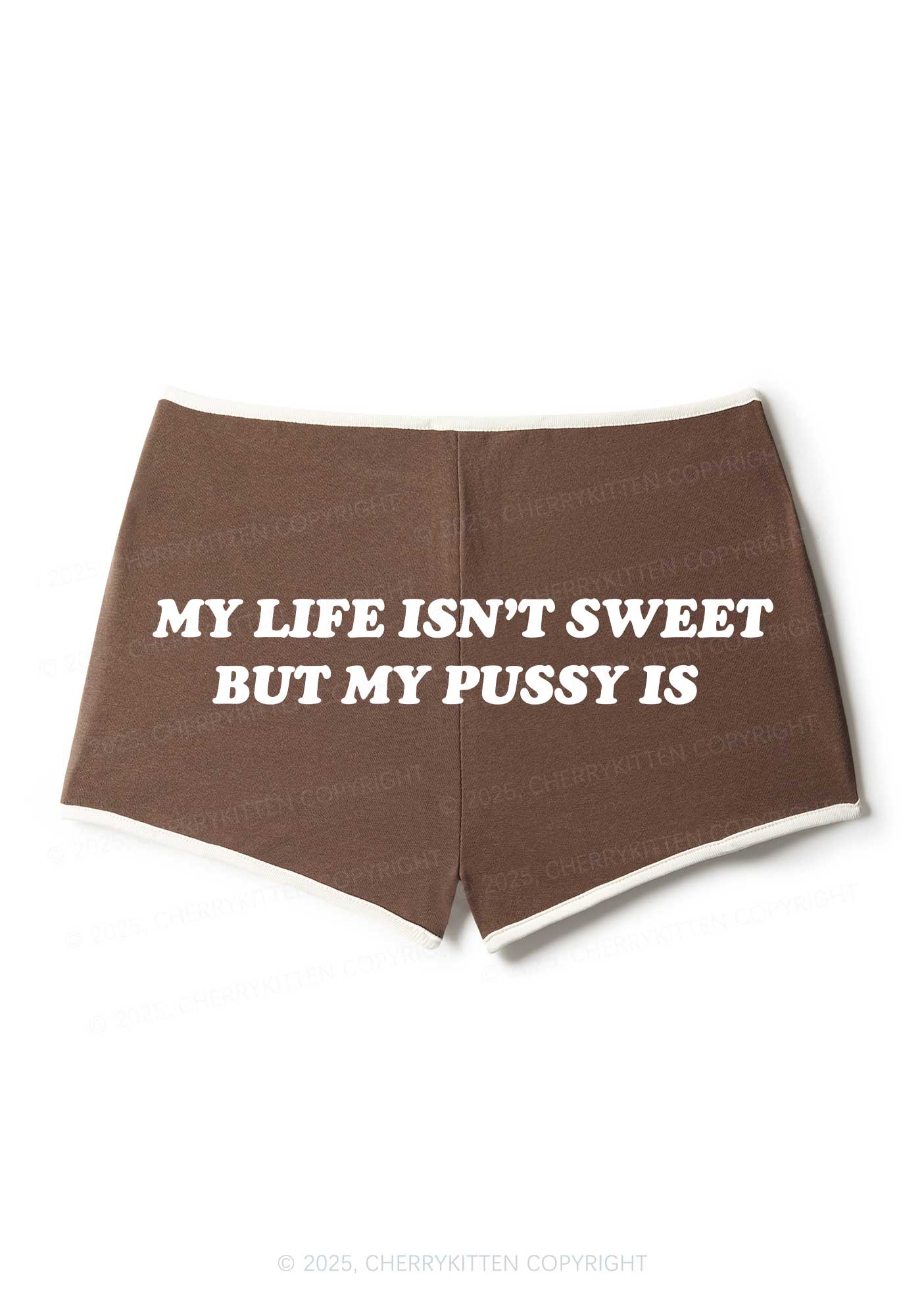My Life Isnt Sweet Y2K Booty Shorts Cherrykitten