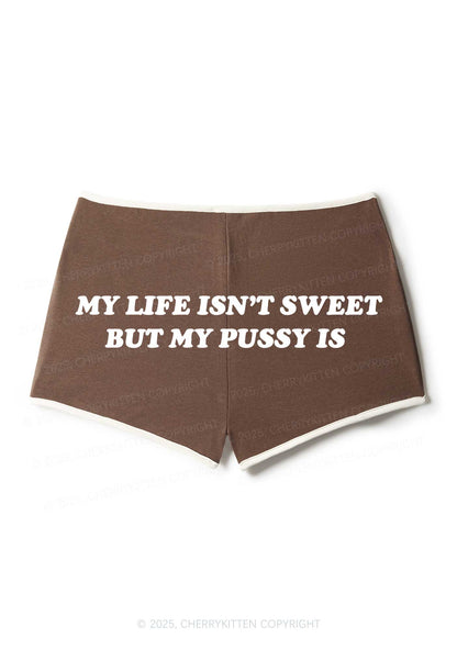 My Life Isnt Sweet Y2K Booty Shorts Cherrykitten
