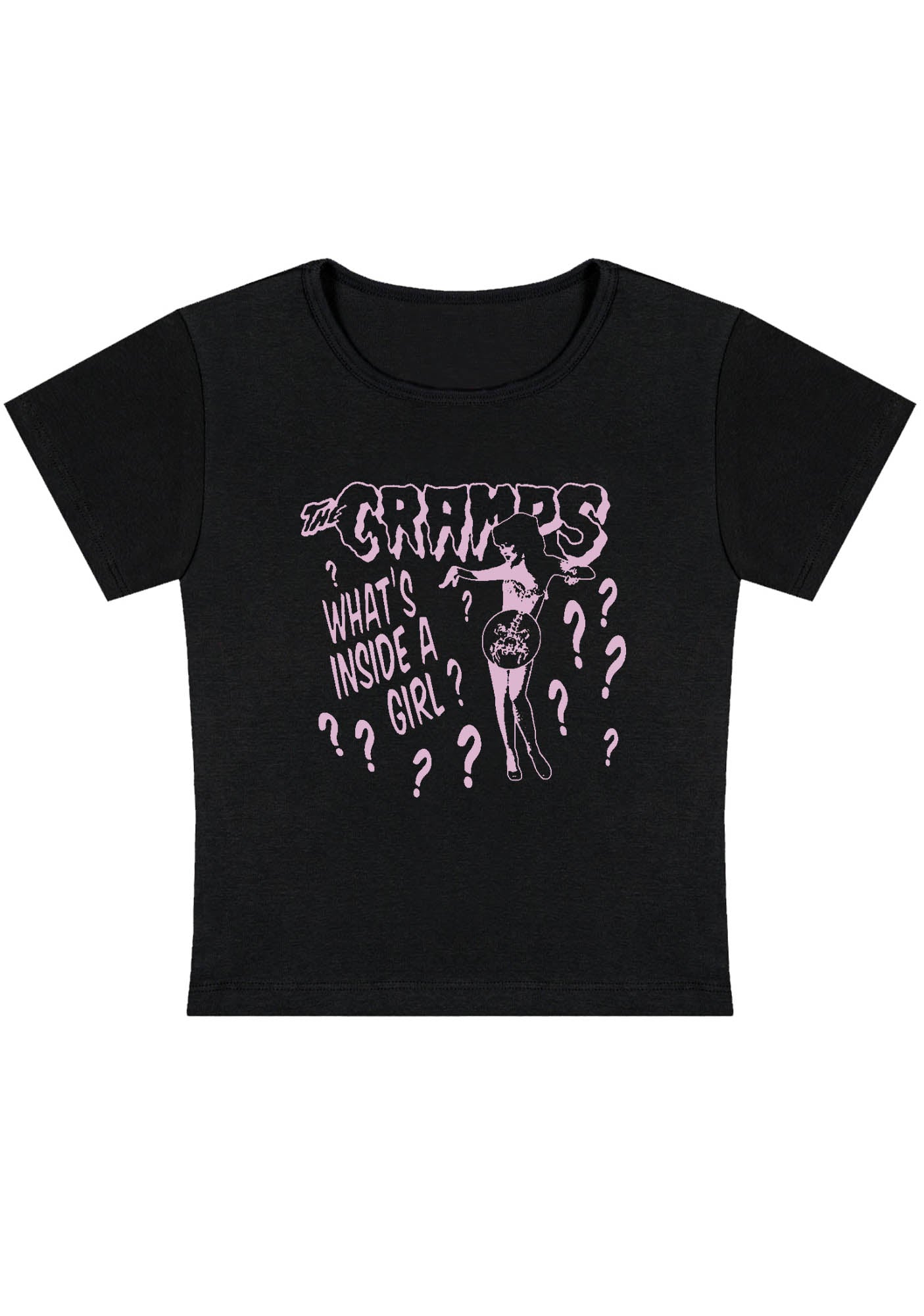 Curvy What's Inside A Girl Baby Tee