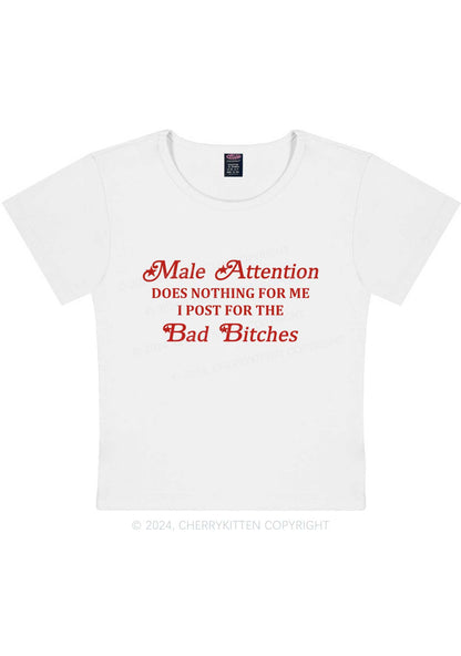 Male Attention Y2K Baby Tee Cherrykitten