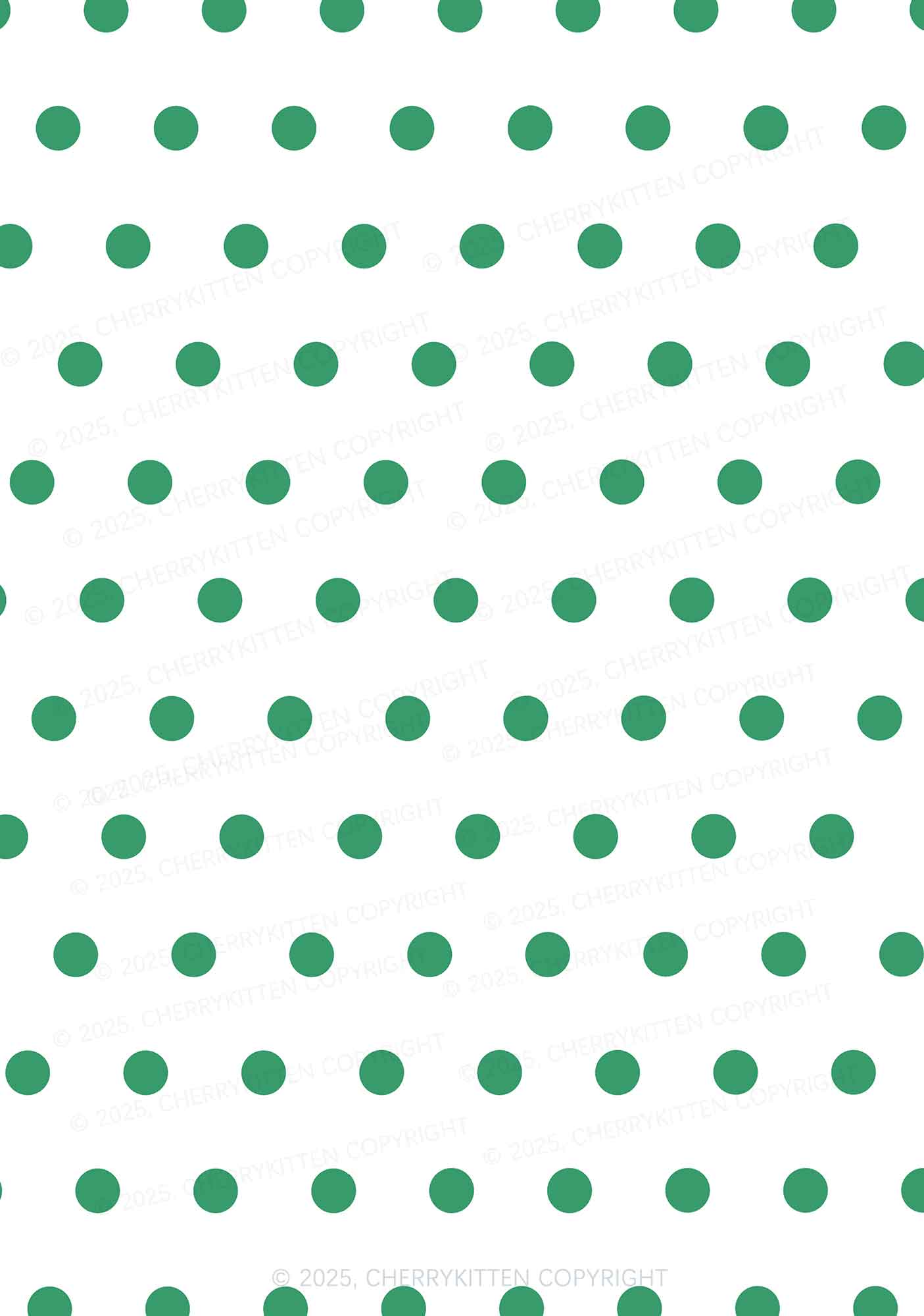 Green Dots Y2K Print Bikini Set Cherrykitten