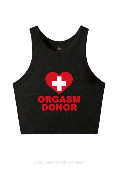 Orgxsm Donor Y2K Crop Tank Top Cherrykitten