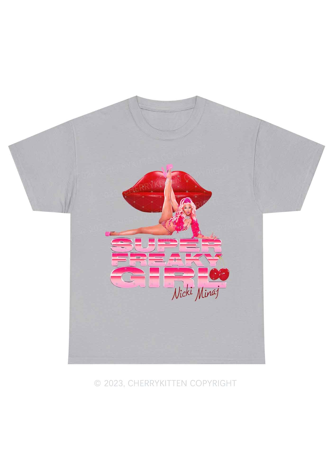 Super Freaky Girl Y2K Chunky Shirt Cherrykitten