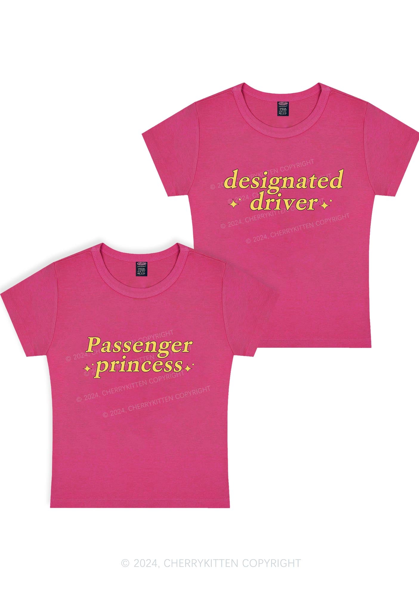 Passenger Princess Designated Driver Y2K Baby Tee Cherrykitten