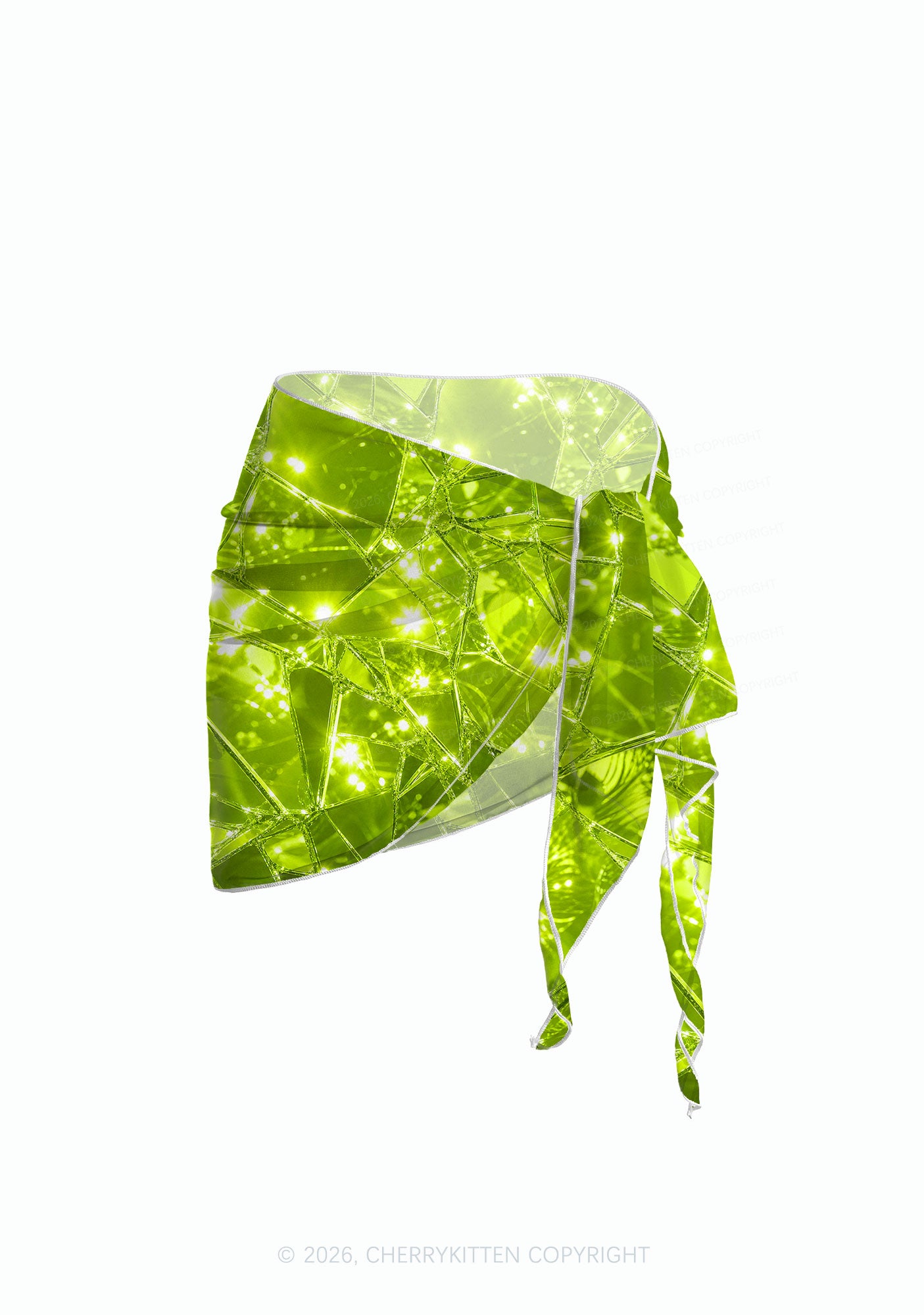 Young Do Everything Y2K Print Bikini Set Cherrykitten