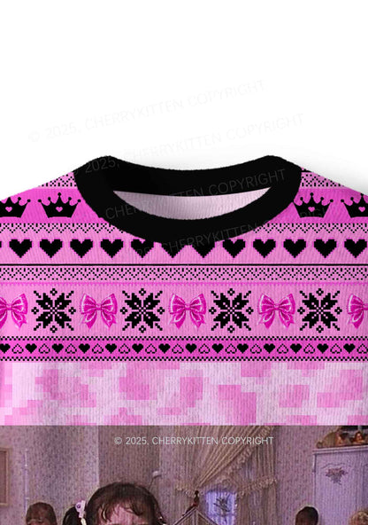 Boys Ugh Y2K Christmas Knit Sweatshirt Cherrykitten