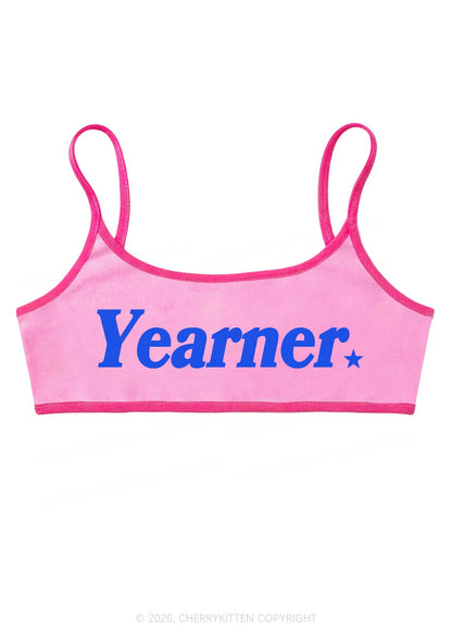 Yearner Y2K Super Crop Cami Cherrykitten
