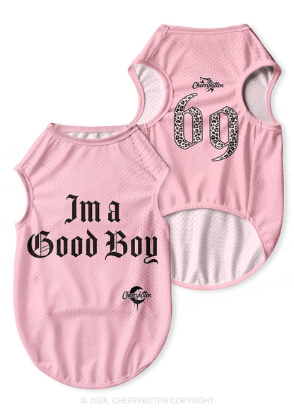 I Am A Good Boy Y2K Pet Jersey Cherrykitten