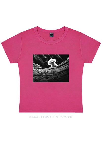 Halloween Bichon Frise Dog Y2K Baby Tee Cherrykitten