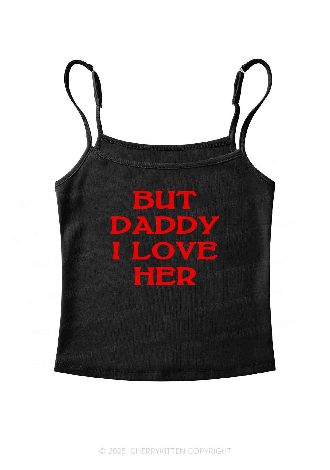 But Daddy I Love Her Pride Y2K Spaghetti Strap Cami Cherrykitten