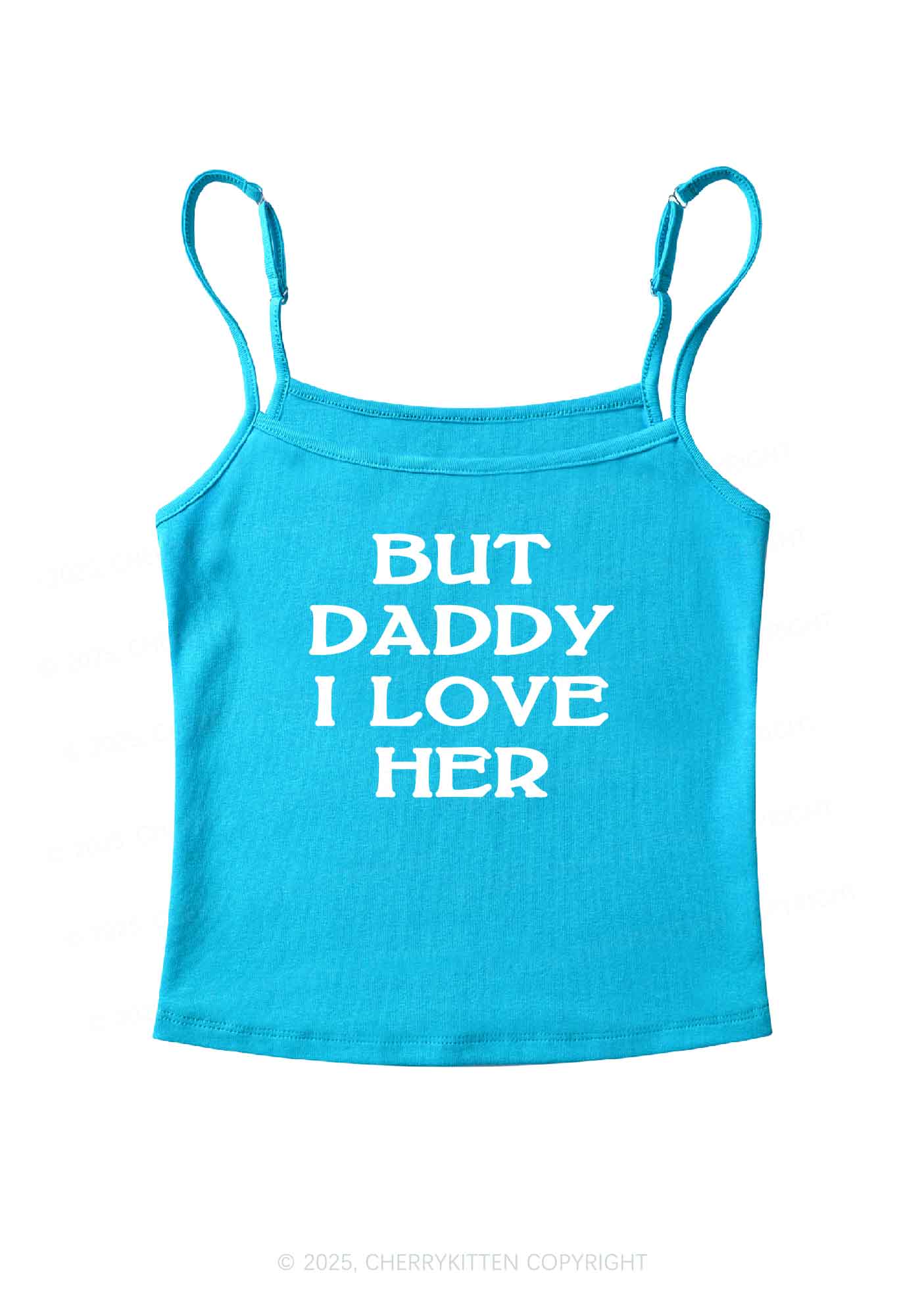 But Daddy I Love Her Pride Y2K Spaghetti Strap Cami Cherrykitten