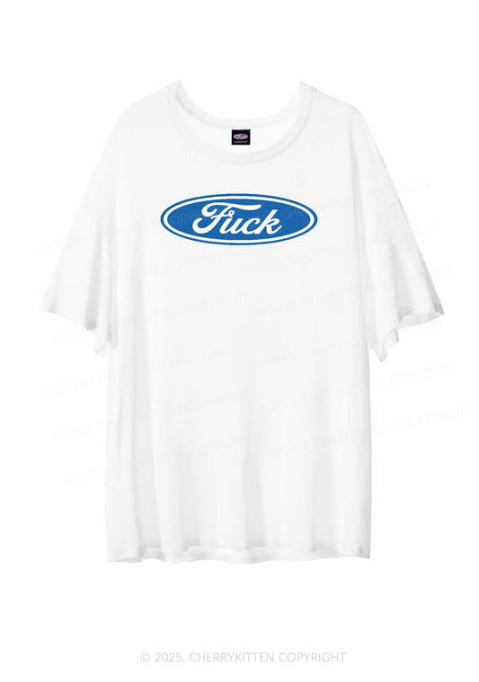 Oval Fxxk Y2K Sheer Boyfriend Tee Cherrykitten
