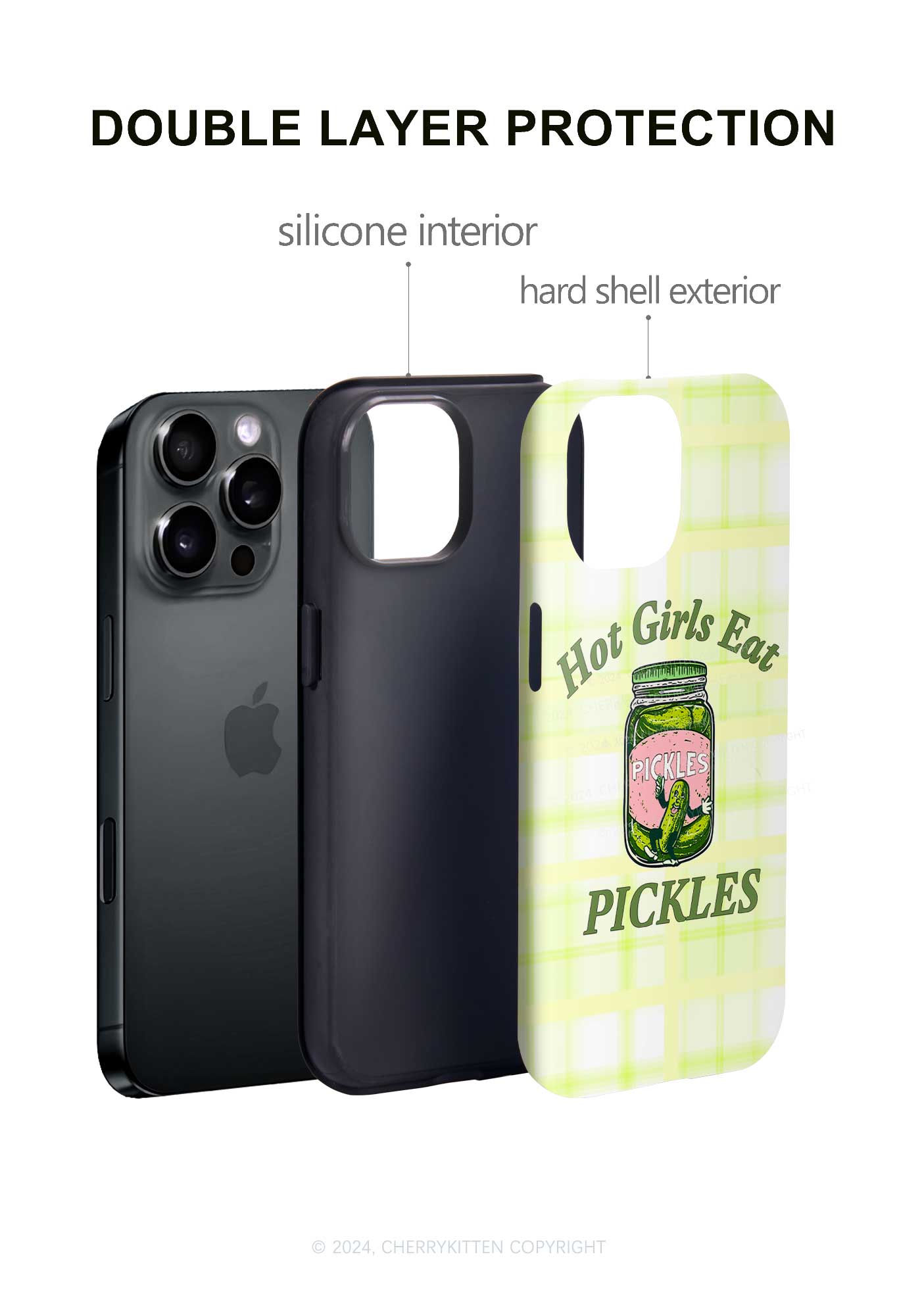Hot Girls Eat Pickles Y2K Phone Case Cherrykitten