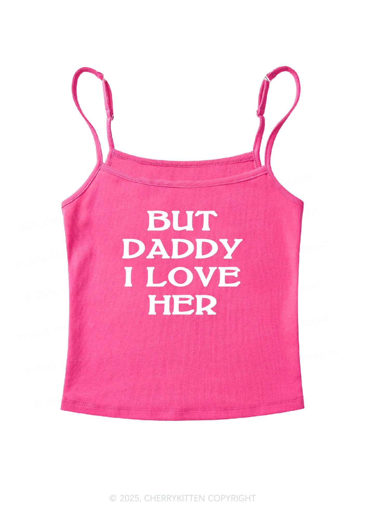 But Daddy I Love Her Pride Y2K Spaghetti Strap Cami Cherrykitten
