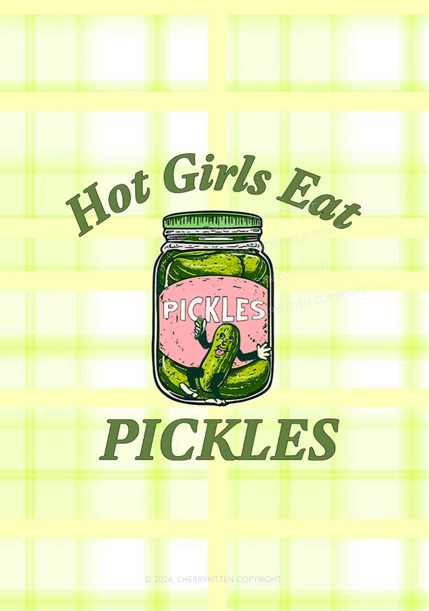 Hot Girls Eat Pickles Y2K Phone Case Cherrykitten