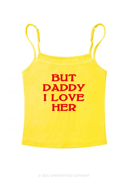 But Daddy I Love Her Pride Y2K Spaghetti Strap Cami Cherrykitten