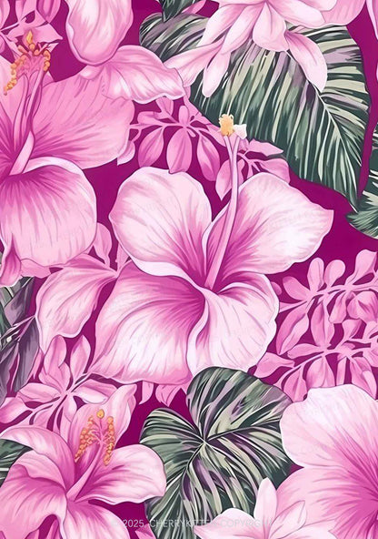 Pink Blossoms Y2K Print Bikini Set Cherrykitten