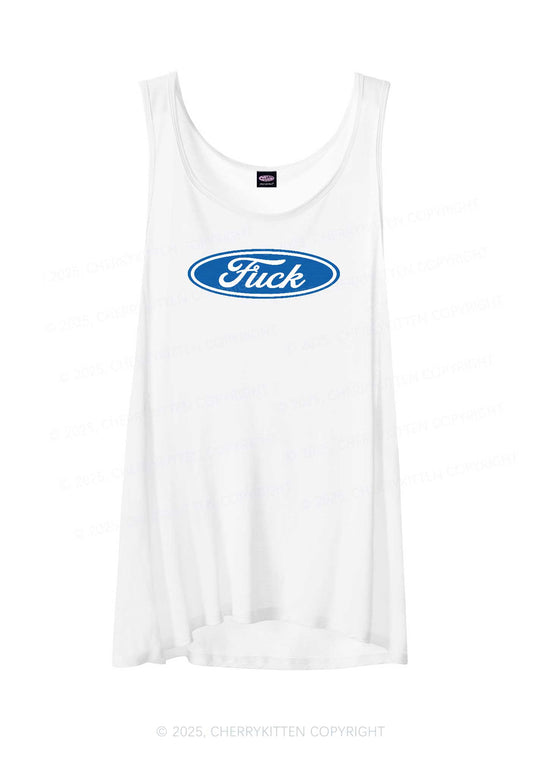 Oval Fxxk Y2K Sheer Boyfriend Tank Cherrykitten