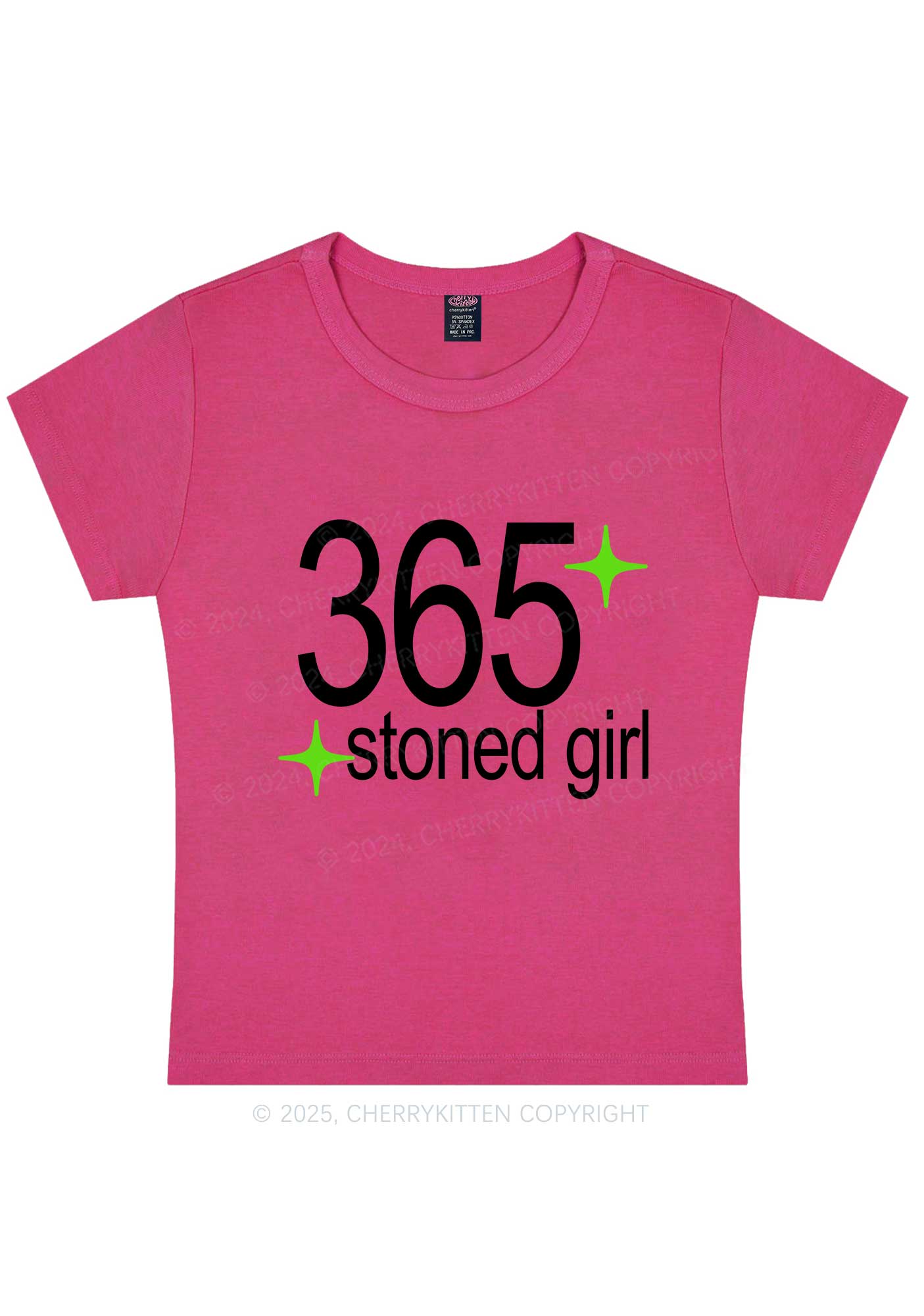 Stoned Girl Y2K Baby Tee Cherrykitten