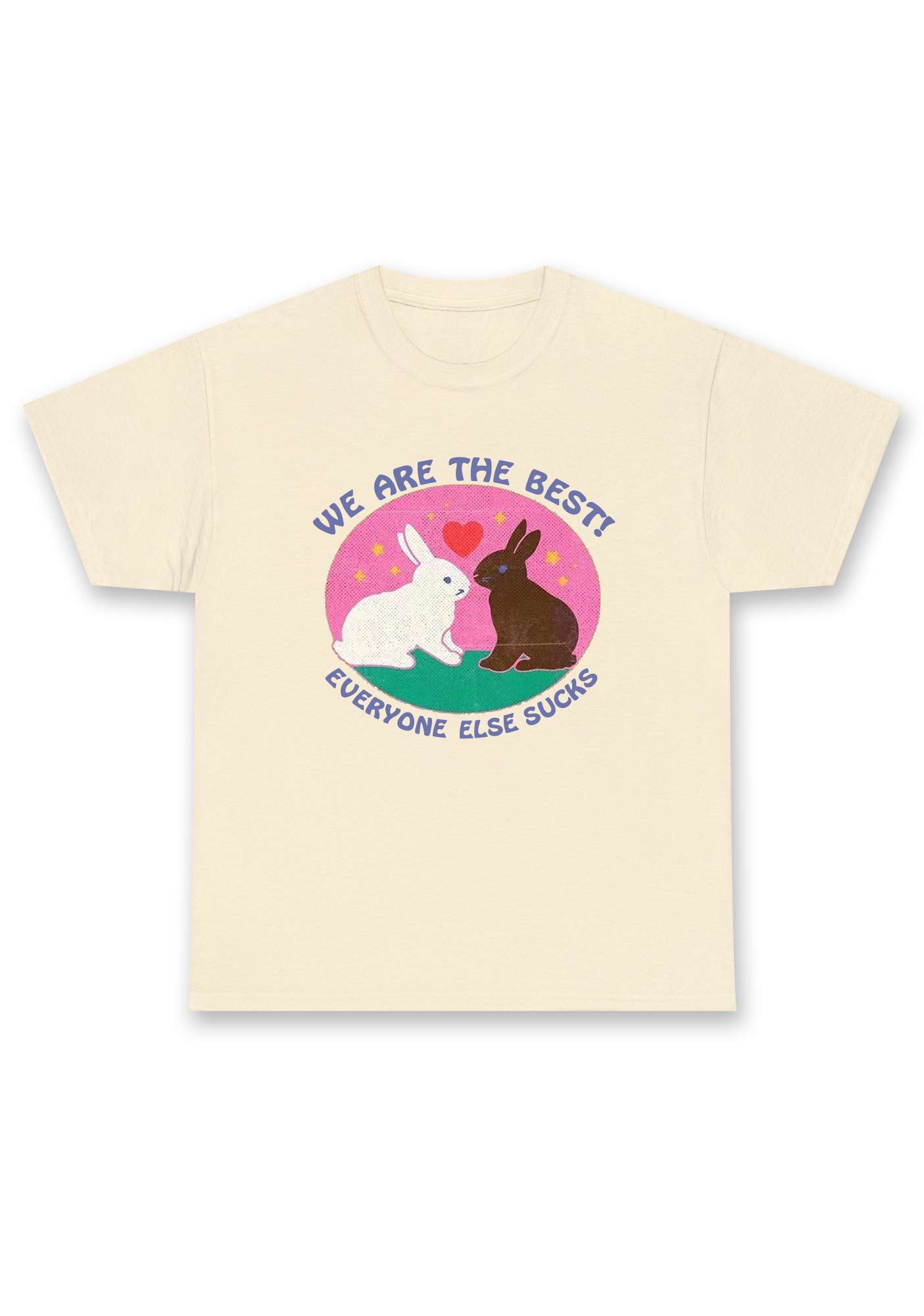 We Are The Best Rabbits Chunky Shirt