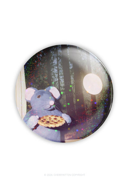 Pizza Rat 1Pc Y2K Pin Badge Cherrykitten