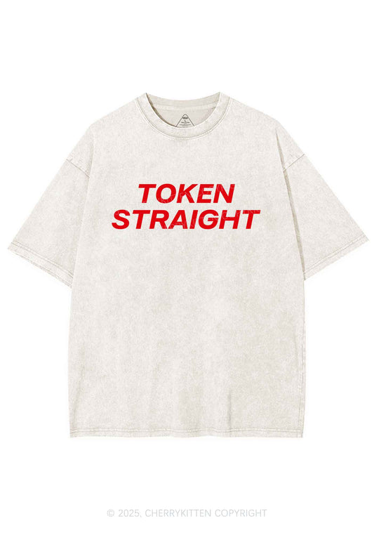 Token Straight Pride Y2K Shirts Washed Tee Cherrykitten