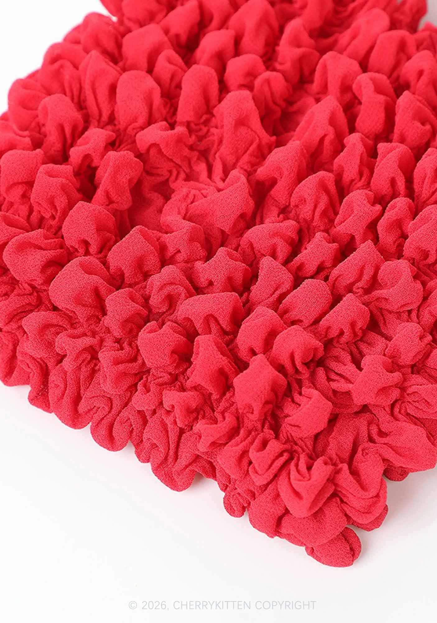 Ruffle Stretchable Magic Handbag Y2K Tote Bags Cherrykitten