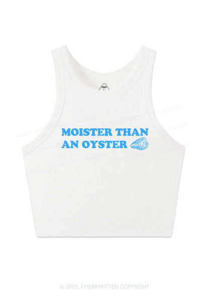 Moister Than An Oyster Y2K Crop Tank Top Cherrykitten