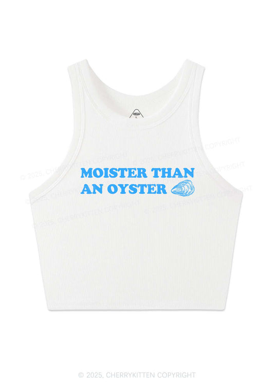 Moister Than An Oyster Y2K Crop Tank Top Cherrykitten