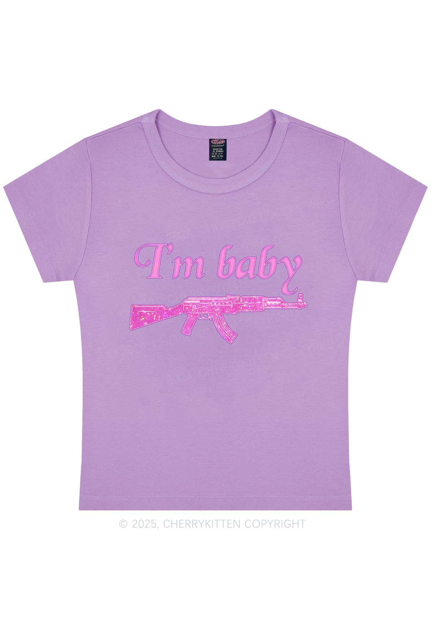 I Am Baby Y2K Baby Tee Cherrykitten