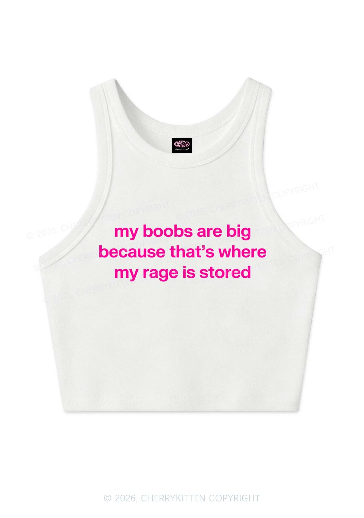 My Bxxbs Stored Rage Y2K Crop Tank Top Cherrykitten