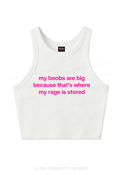 My Bxxbs Stored Rage Y2K Crop Tank Top Cherrykitten