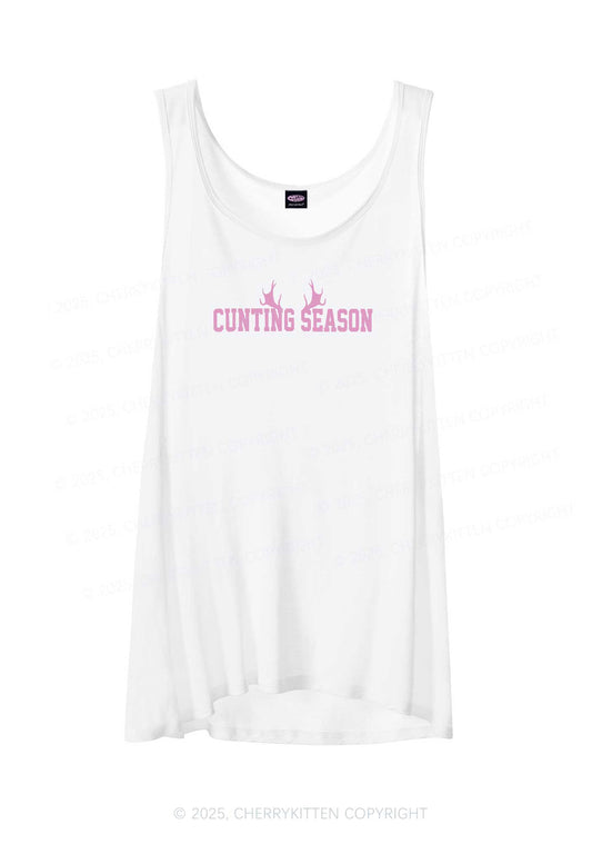 Cunting Season Y2K Sheer Boyfriend Tank Cherrykitten